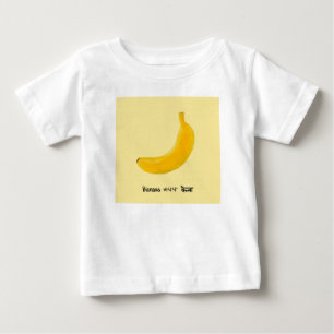 T-shirt Pour Bébé Banane jaune