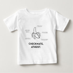 T-shirt Pour Bébé Banane - le cauchemar de l'athée