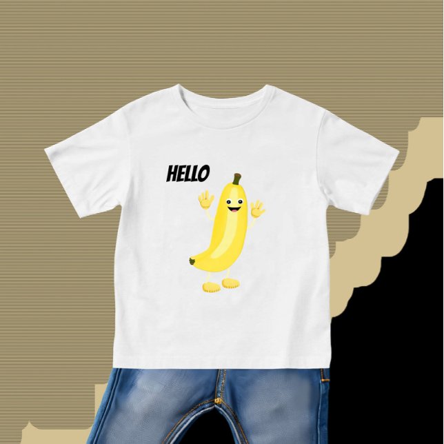 T-shirt Pour Bébé Banane mignonne (Créateur téléchargé)