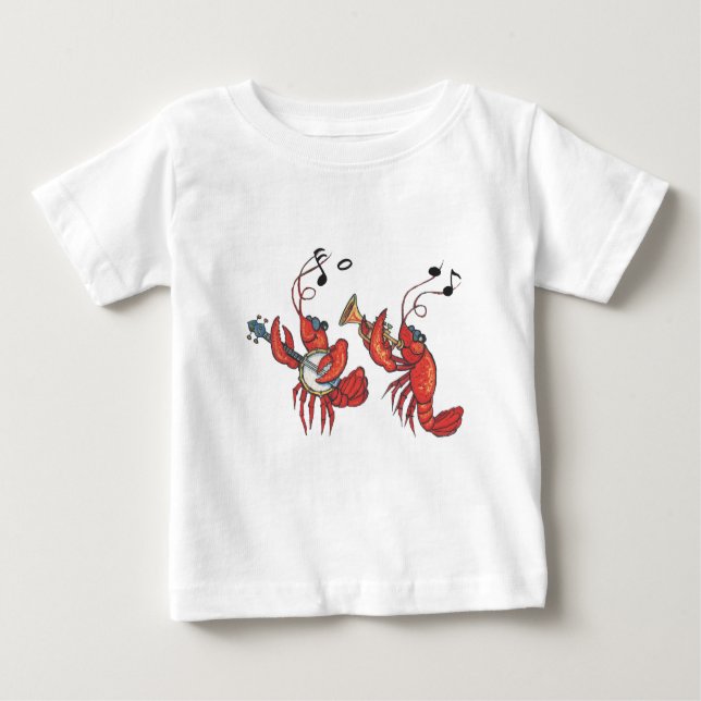 T-shirt Pour Bébé Bande 1.pdf d'écrevisses (Devant)