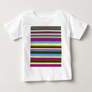 T-shirt Pour Bébé Bande de concepteur Customisé coloré