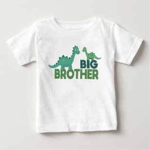 T-shirt Pour Bébé Bande dessinée de Big Brother dinosaure