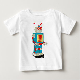 T-shirt Pour Bébé Bande dessinée de caractère de robot