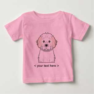 T-shirt Pour Bébé Bande dessinée de Cavachon personnalisée