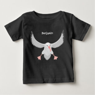 T-shirt Pour Bébé Bande dessinée de l'oiseau mûre albatros