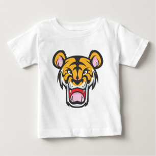 T-shirt Pour Bébé Bande dessinée fâchée faite sur commande de tig