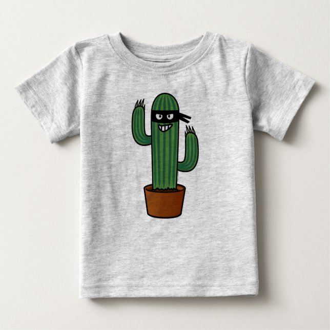 T-shirt Pour Bébé Bandit sournois masqué par ninja de bandido de (Devant)