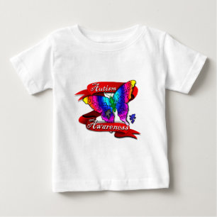 T-shirt Pour Bébé Bannière sensibilisation sur l'autisme