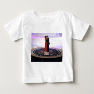T-shirt Pour Bébé Barack et Michelle Obama