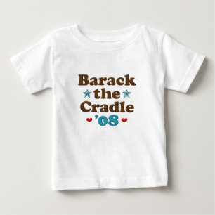 T-shirt Pour Bébé Barack le T-shirt de bébé d'Obama du berceau 08