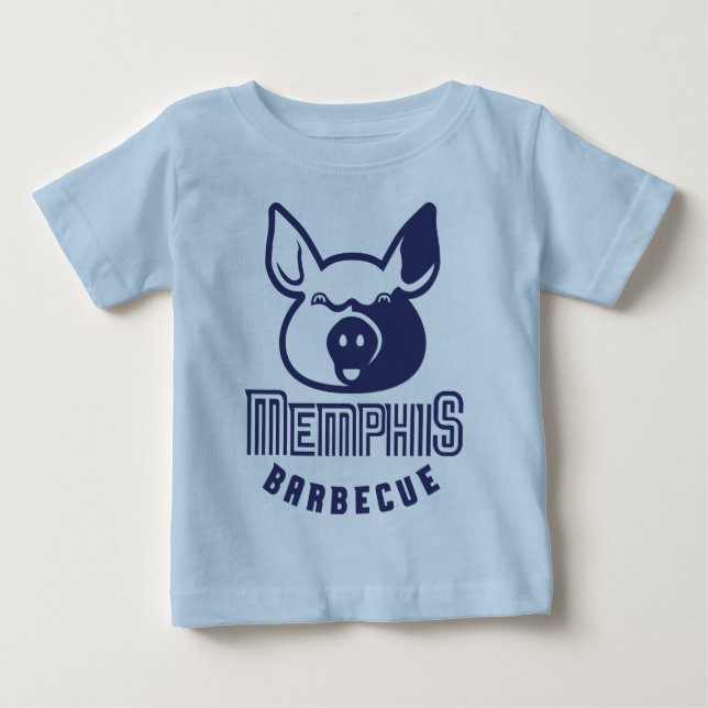 T-shirt Pour Bébé Barbecue de Memphis (Devant)