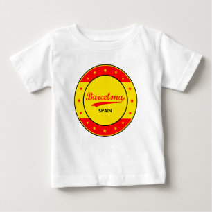 T-shirt Pour Bébé Barcelone