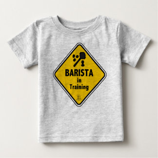 T-shirt Pour Bébé Barista en formation