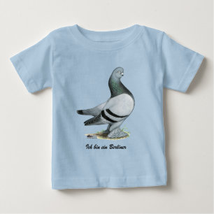 T-shirt Pour Bébé Barre Bleue Berliner Tumbler Pigeon