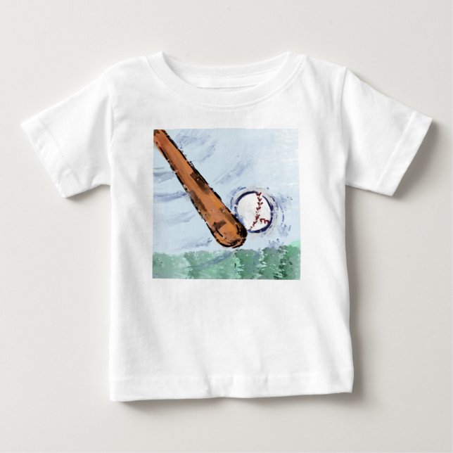 T-SHIRT POUR BÉBÉ BASE-BALL (Devant)