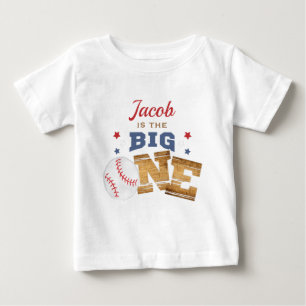 T-shirt Pour Bébé Baseball 1er anniversaire