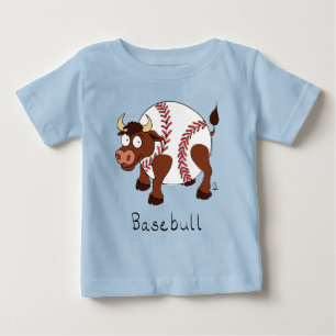 T-shirt Pour Bébé Baseball Bull Sports Enfants mignons