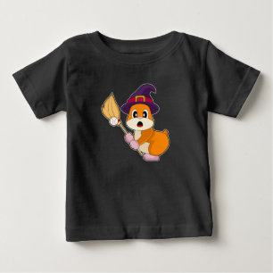 T-shirt Pour Bébé Baseball d'Halloween de hamster