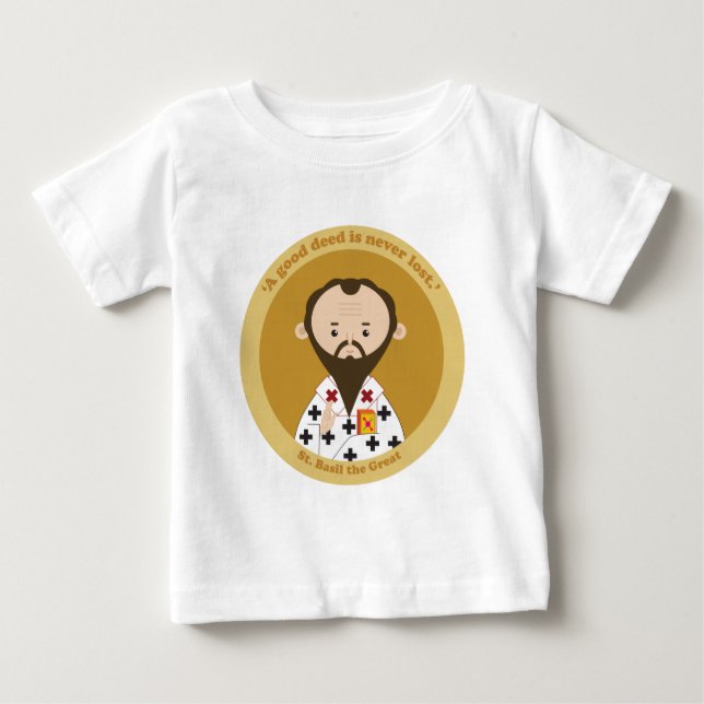 T-shirt Pour Bébé Basil le Grand (Devant)
