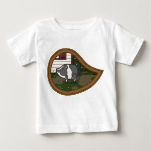 T-shirt Pour Bébé Basil the Pig Kid's et Baby Light Shirt