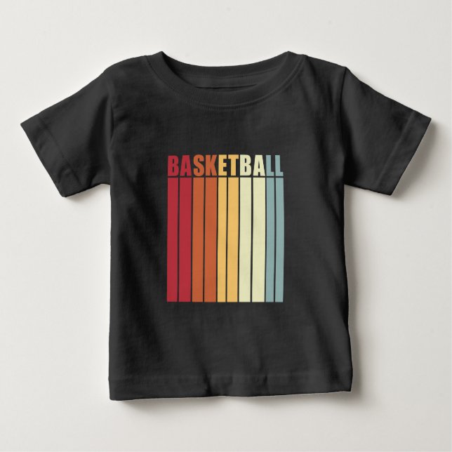 T-shirt Pour Bébé Basket (Devant)