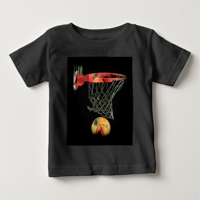 T-shirt Pour Bébé Basket (Devant)