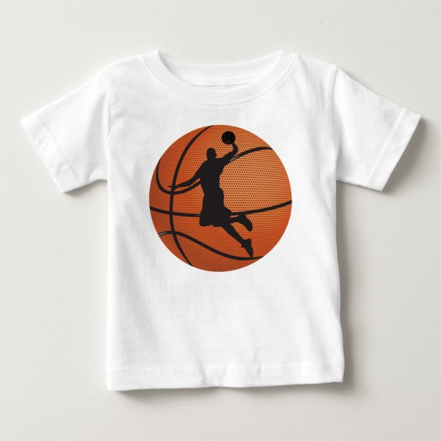 T-shirt Pour Bébé Basket (Devant)