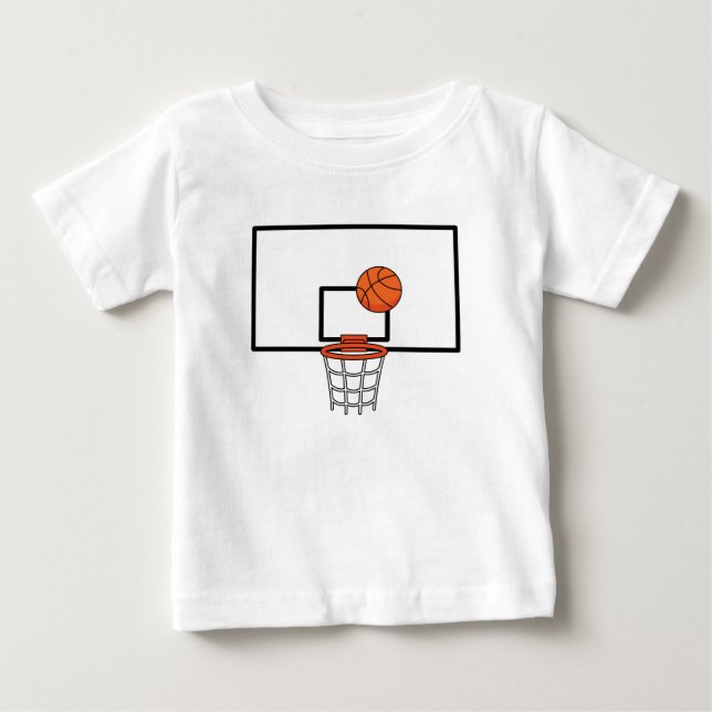 T-shirt Pour Bébé Basket-ball (Devant)