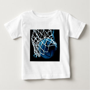 T-shirt Pour Bébé Basket-ball Bleu