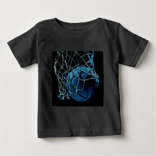 T-shirt Pour Bébé Basketball Bleu