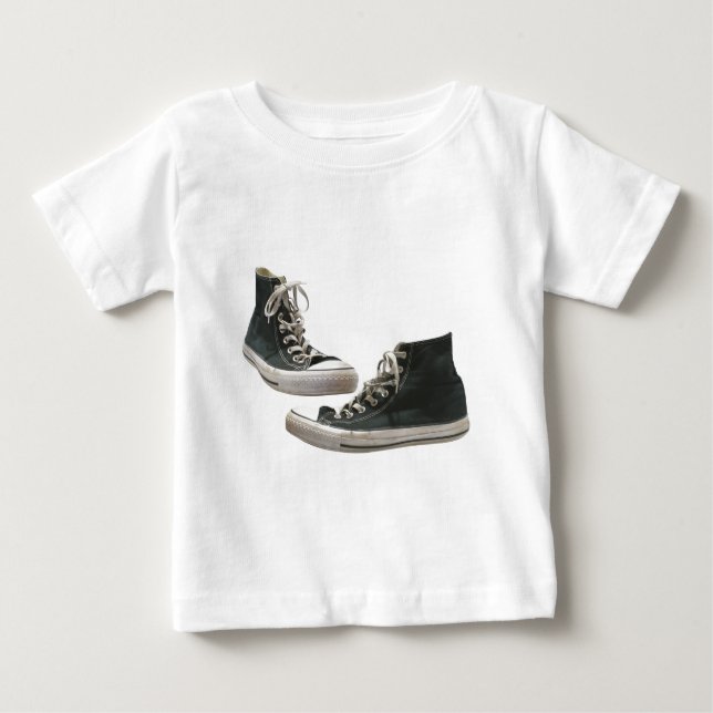 T-shirt Pour Bébé Baskets (Devant)