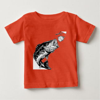 T-shirt Pour Bébé Basse attaquant spinnerbait