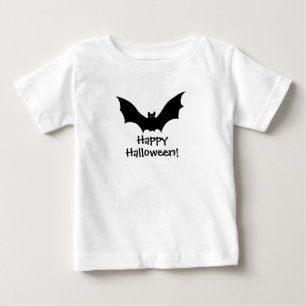 T-shirt Pour Bébé Bat Happy Halloween Éffrayant