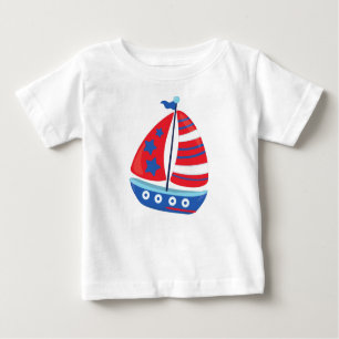 T-shirt Pour Bébé Bateau à voile, Voile, Voile, Bateau, Voile, Batea