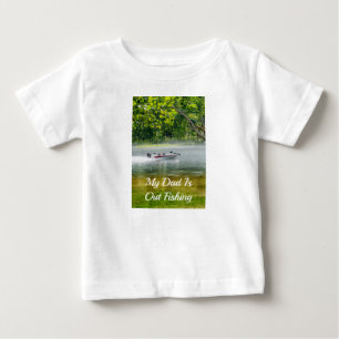 T-shirt Pour Bébé Bateau De Pêche En Déplacement T-shirt Bébé