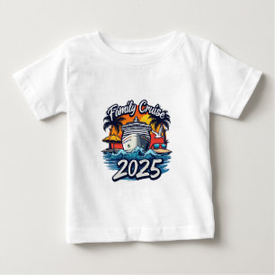 T-shirt Pour Bébé Bateau Family Cruise 2025 Family Matching