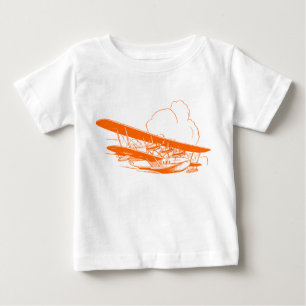 T-shirt Pour Bébé Bateau volant vintage
