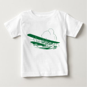 T-shirt Pour Bébé Bateau volant vintage