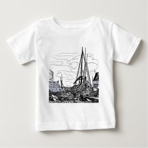 T-shirt Pour Bébé bateaux en mer