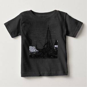T-shirt Pour Bébé bateaux en mer