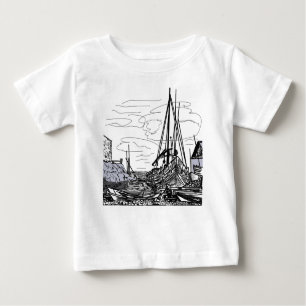 T-shirt Pour Bébé bateaux en mer