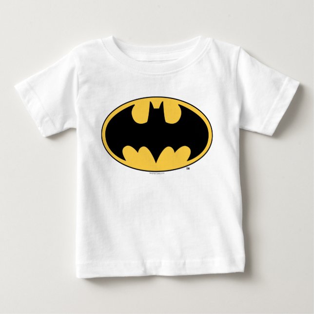 T-shirt Pour Bébé Batman Symbol | Oval Logo (Devant)