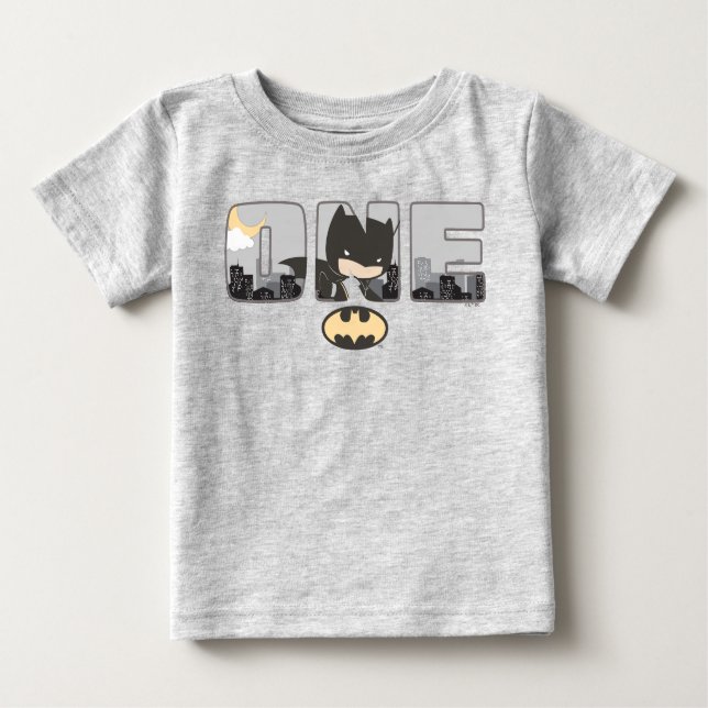 T-shirt Pour Bébé Batman | T-shirt bébé premier anniversaire (Devant)