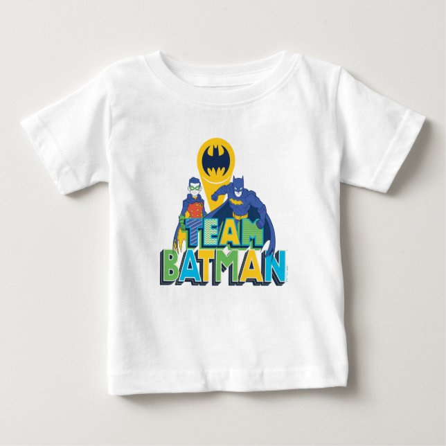 T-shirt Pour Bébé Batman | Team Batman (Devant)