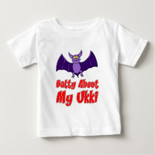 T-shirt Pour Bébé Batty à propos de mon Ukki
