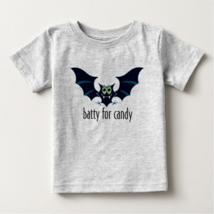 T-shirt Pour Bébé Batty pour la chemise de Halloween d'enfant en bas