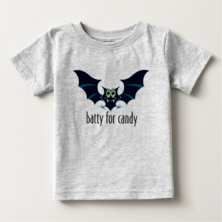 T-shirt Pour Bébé Batty pour la chemise de Halloween d'enfant en bas