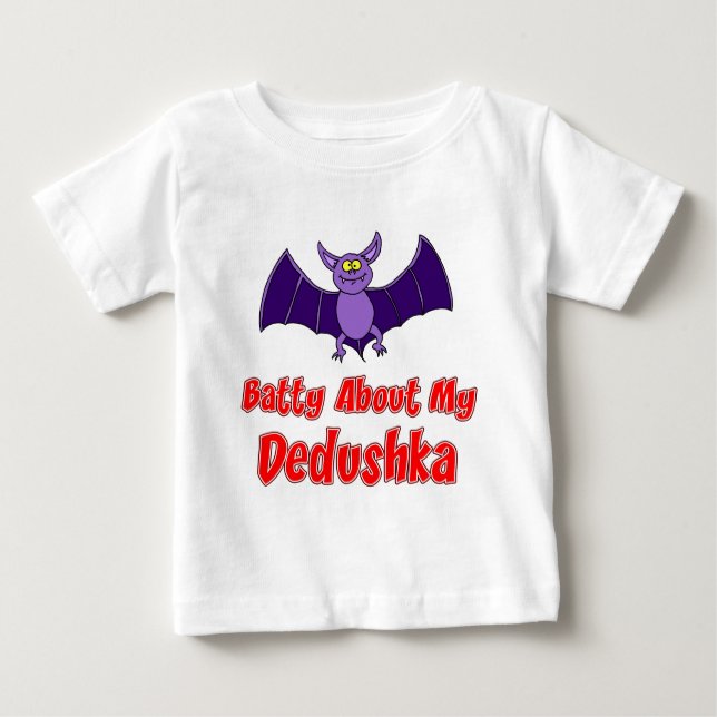 T-shirt Pour Bébé Batty Sur Dedushka (Devant)