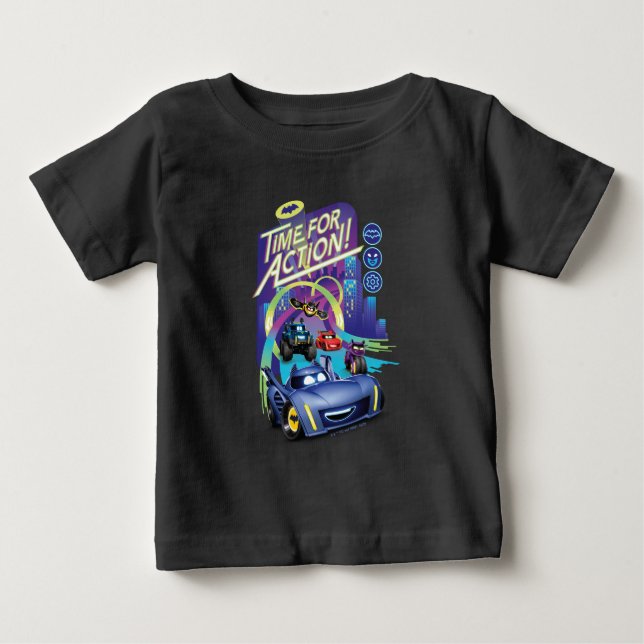 T-shirt Pour Bébé Batwheel™ - Il est temps d'agir (Devant)