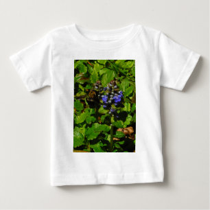 T-shirt Pour Bébé Baume d'abeille pourpre et bourdon